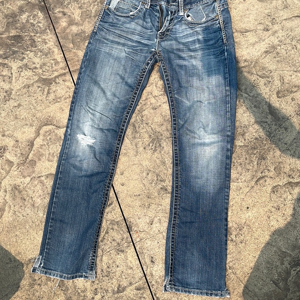 BKE denim straight 30R Men’s jeans, worn